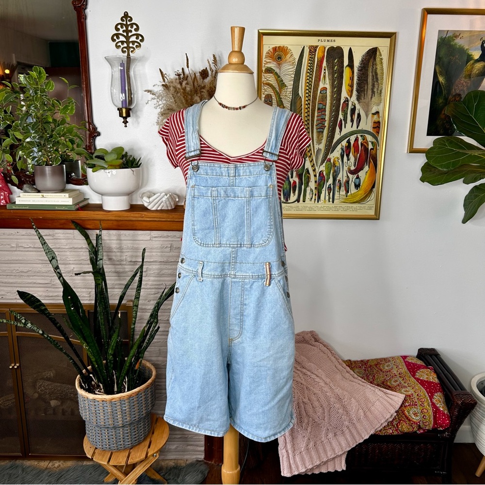 Vintage light Denim shortalls